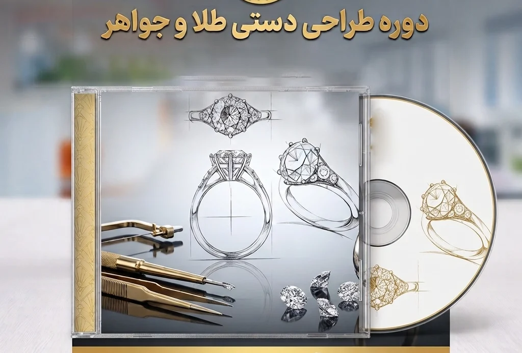 دوره طراحی دستی طلا